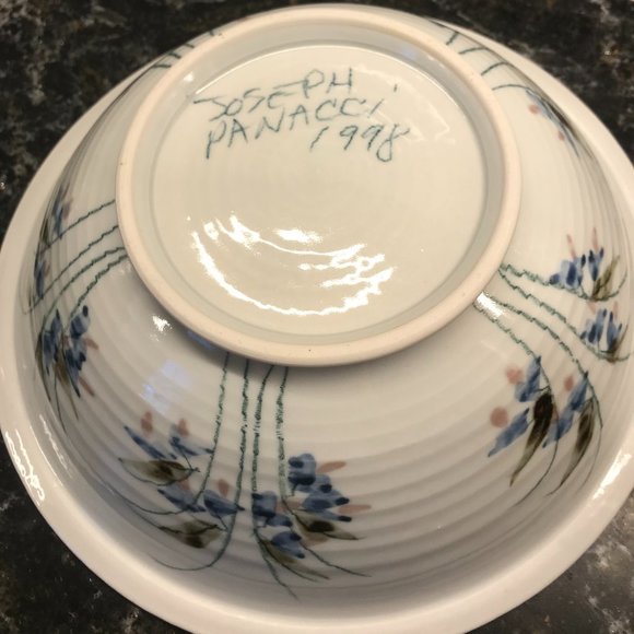 Hand made & painted PORCELAIN Pottery BOWL SET - Picture 6 of 14